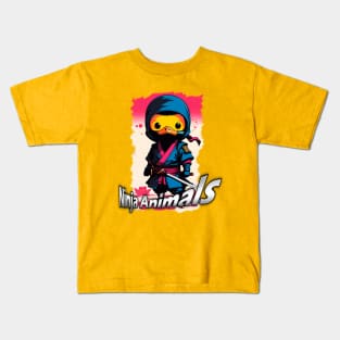 Ninja Animals Kids T-Shirt